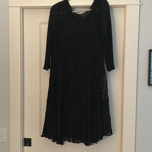 Black size m komarov dress
